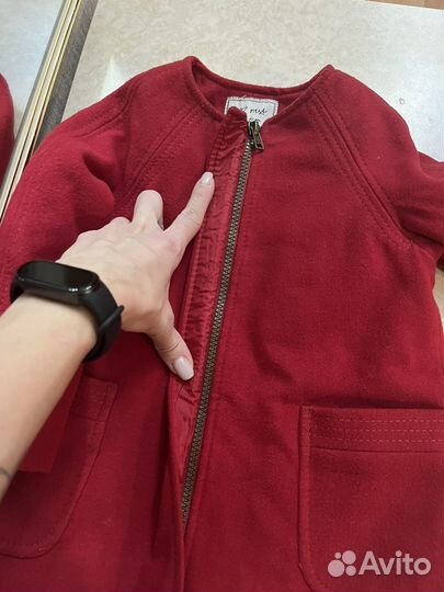 Пальто утепленное детское