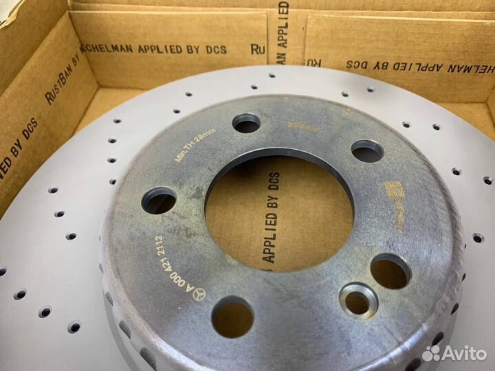 Передний тормозной диск Mercedes W205