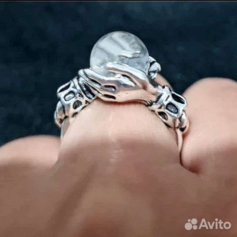 Кольцо с Прозрачным Шариком. Новое