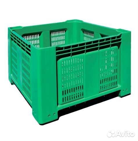 Ящик пластиковый перфорированный 1120x1120x770