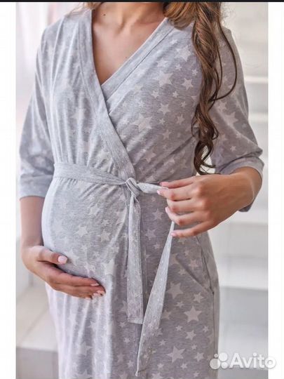Халат и сорочка для беременных
