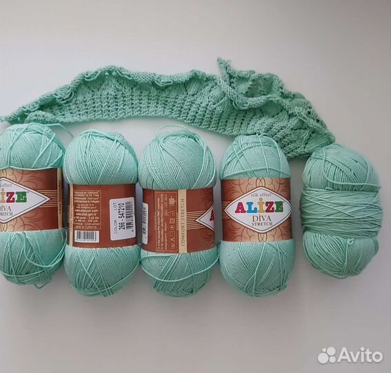 Пряжа alize diva stretch