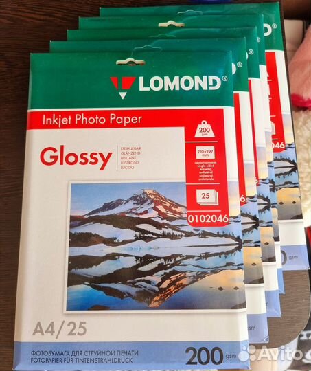 Фотобумага для струйной печати A4 lomond