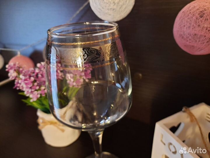 Набор бокалы фужеры стаканы рюмки 39 предметов