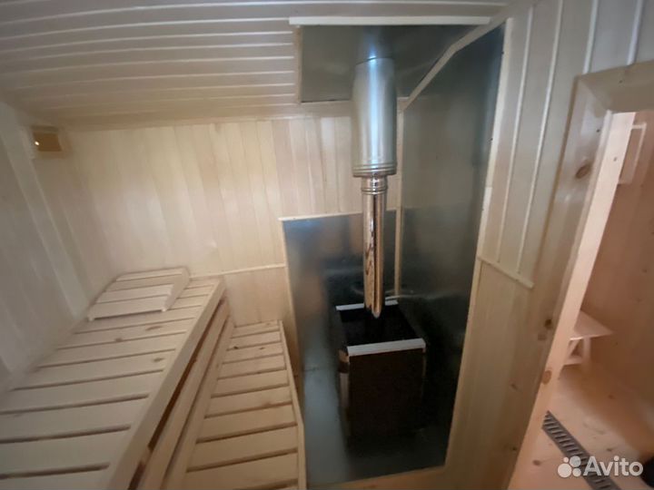 Русская баня 5,0 на 2,25 метров