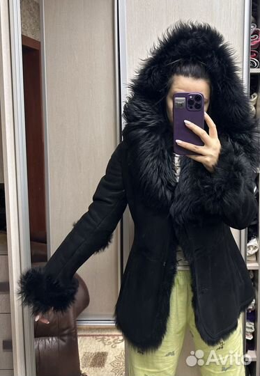 Дубленка натуральная женская 42 44