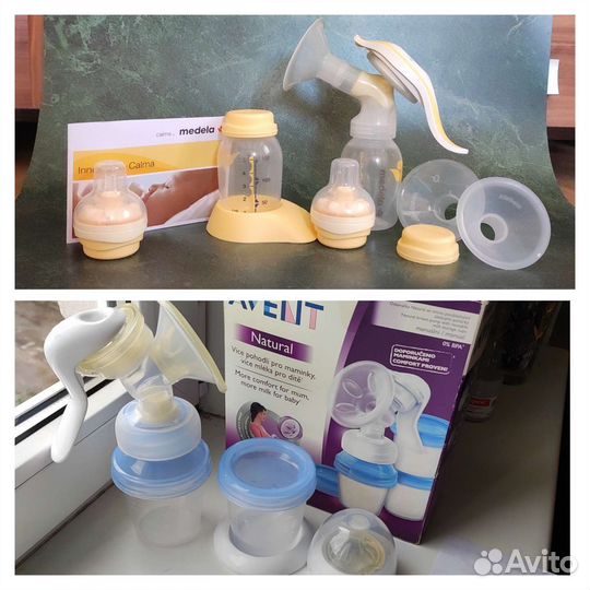 Набор Молокоотсос medela ручной Медела, Avent