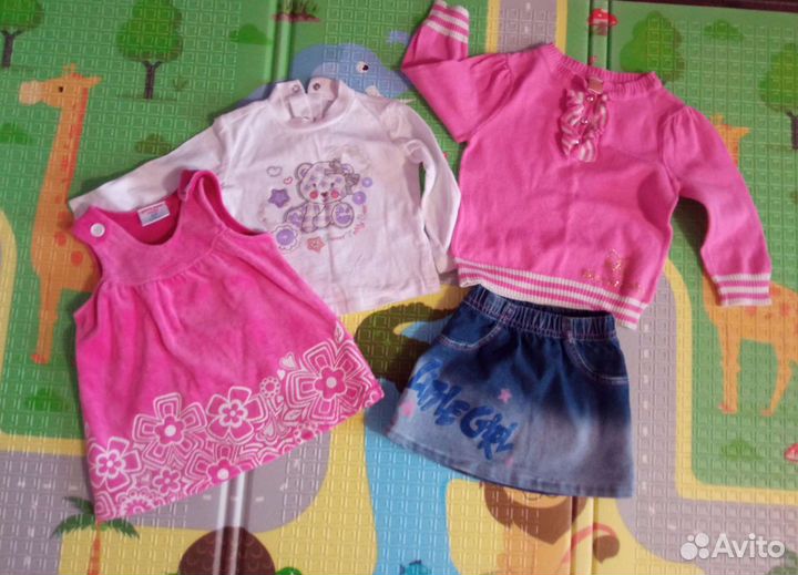 Детские вещи на девочку 74 размер