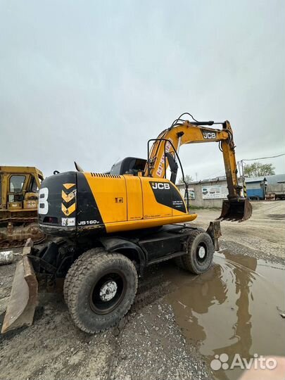 Колёсный экскаватор JCB JS 160W, 2012