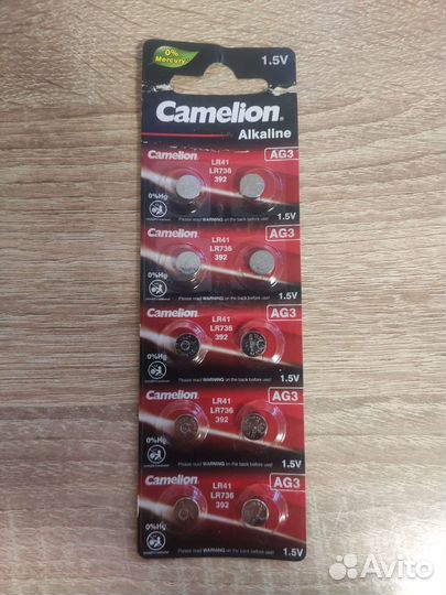 Батарейки Camelion AG3