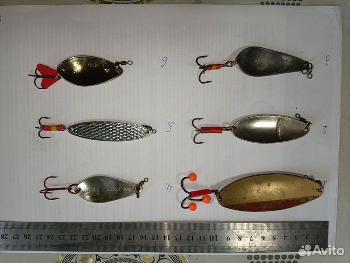 Блёсны СССР набор, Таурагский завод