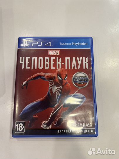 Игра для приставки ps4 человек паук spider man