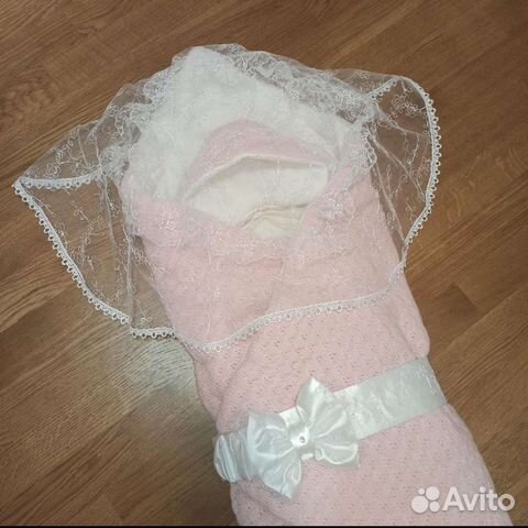 Уютный конверт на выписку для девочки