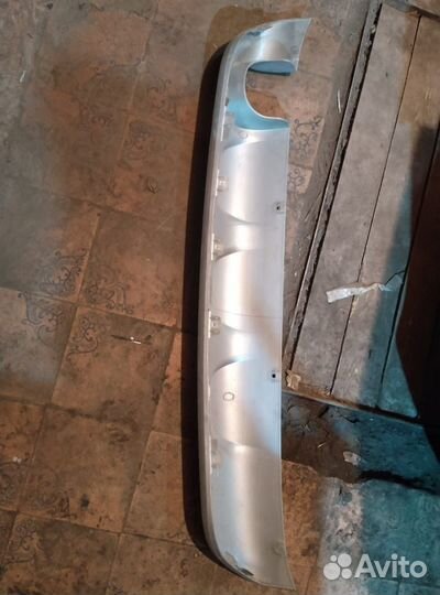 Накладка заднего бампера renault kaptur