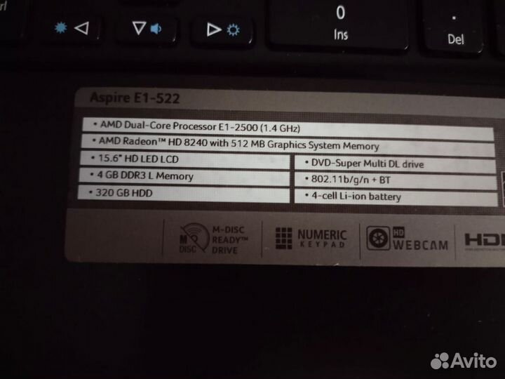 Acer aspire e1 522