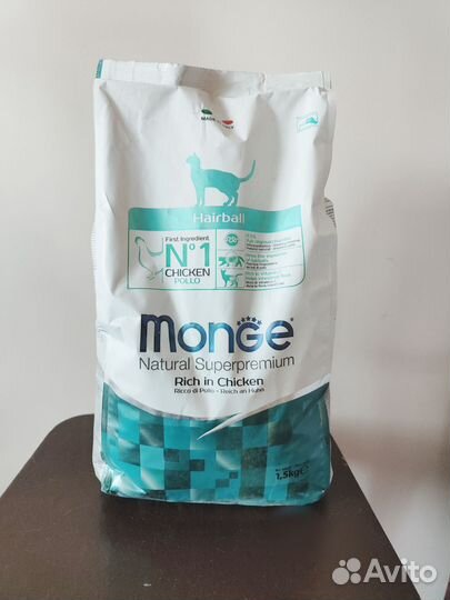 Корм для кошек монж