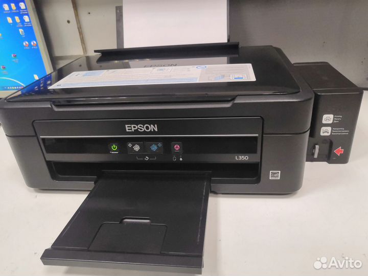 Цветное мфу Epson L350 с заводской снпч