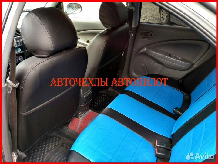 Чехлы Автопилот Nissan Almera Classic из экокожи