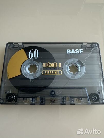 Аудиокассета Basf reCorD-II Chrome II 60 1997 Герм