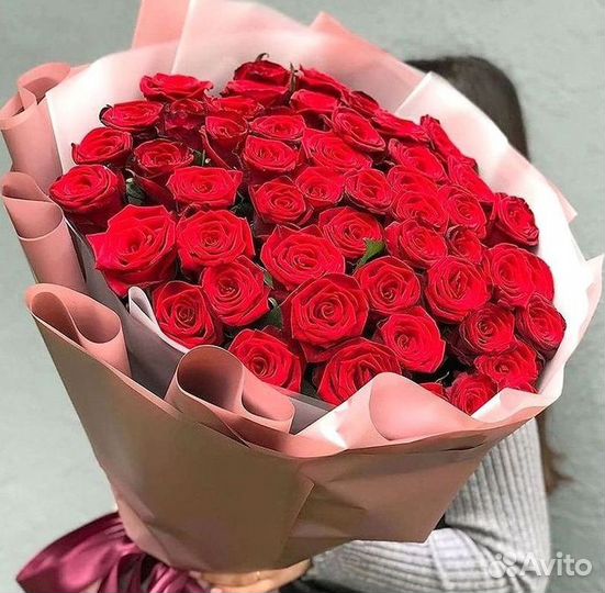 Цветы розы букеты 25 31 35 51 101 251 Доставка