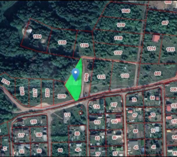 Участок 13,8 сот. (СНТ, ДНП)