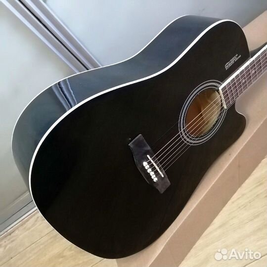 Гитара новая акустика большой корпус