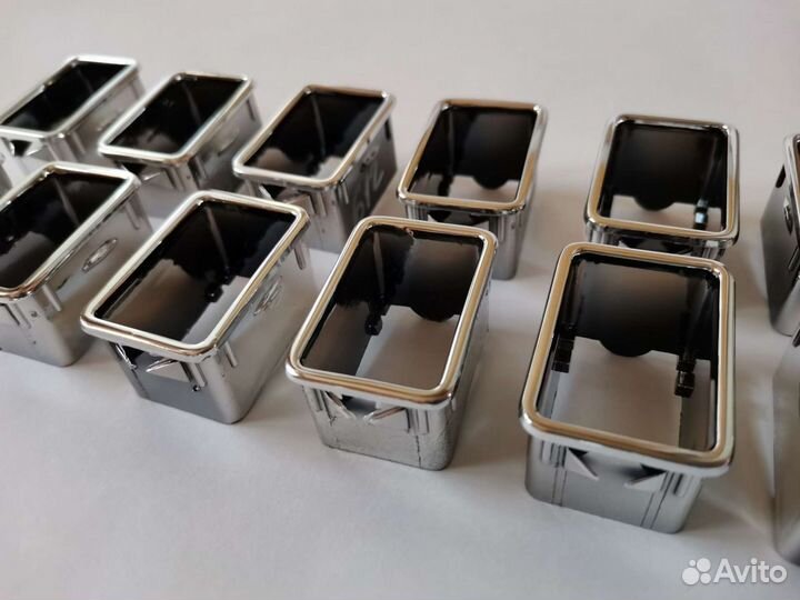 Рамки кнопок ваз 2101-2106 хром