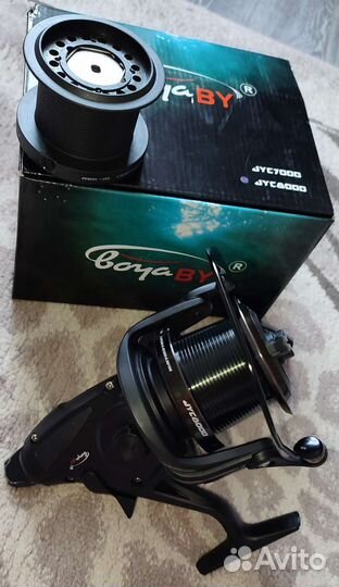 Карповая катушка boya by jyc 8000 с байтраннером