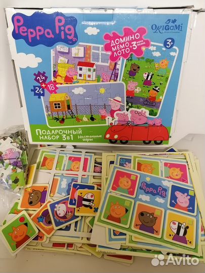 Пакетом 14шт муз.азбука,кубики,пазлы,лото,мозайка