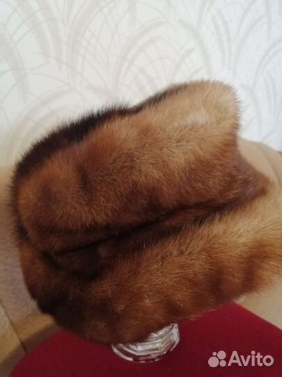 Шапка норковая женская 58 размер