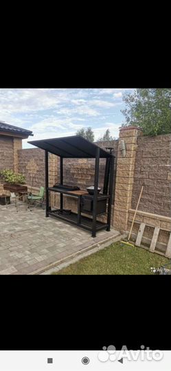 Мангальная зона лофт