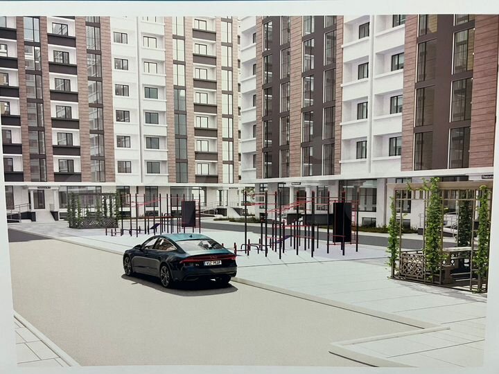 2-к. квартира, 57 м², 3/12 эт.