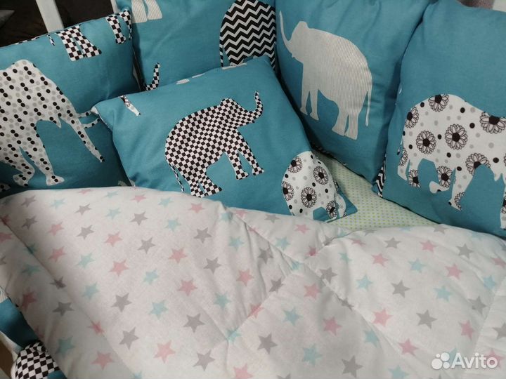 Бортики в детскую кроватку