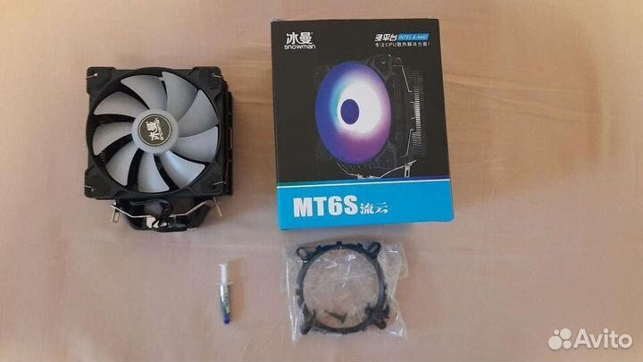 Кулер процеccорный MT6S snowman