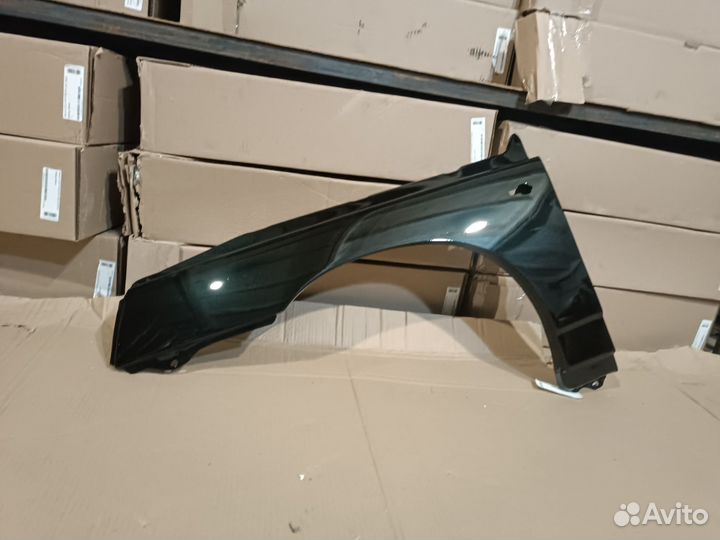 Крыло левое ваз 2110 2112 цвет темно зеленый 391