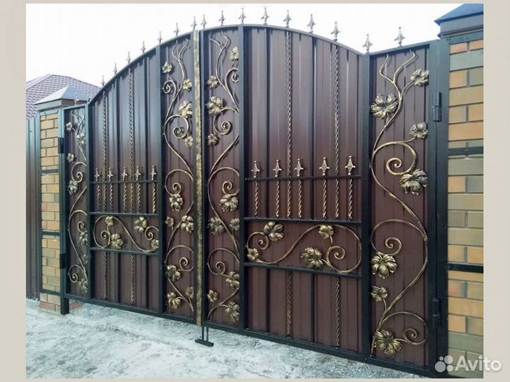 Кованые ворота беспроцентная рассрочка