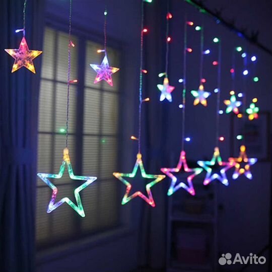 Гирлянда-штора новогодняя 