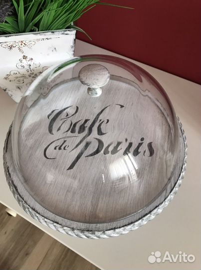 Тортница, хлебница на ножке