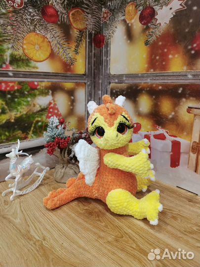 Игрушки ручной работы Дракончик