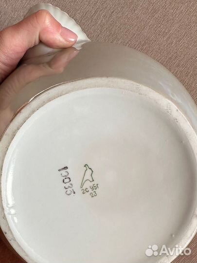 Чайник доливной СССР Дулево