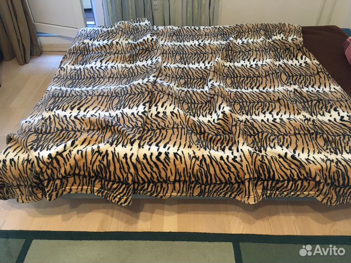 Плед - покрывало тигровый цвет 220х190