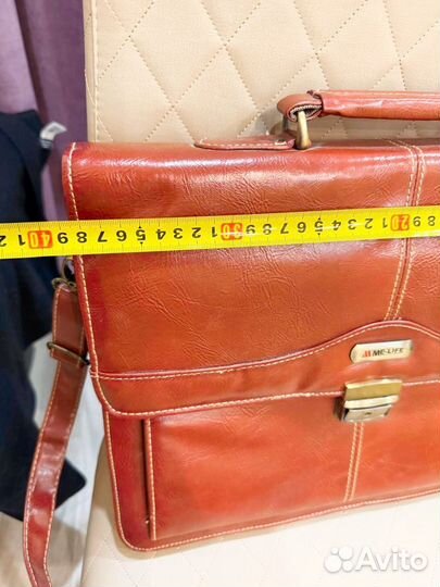 Мужской кожаный портфель