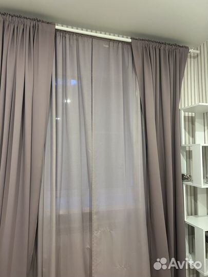 IKEA комплект Шторы блэкаут, тюль, гардины