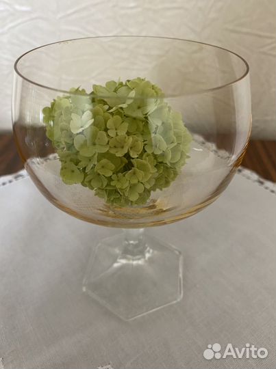 Фужеры для шампанского, креманки 6 шт цветные СССР