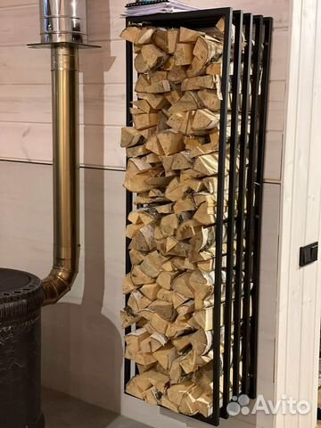 Дровница в стиле лофт