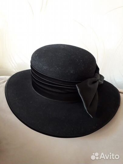 Шляпа фетровая женская