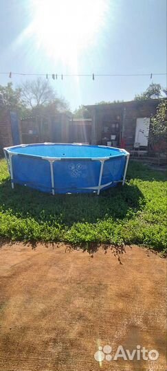 Каркасный бассейн intex бу