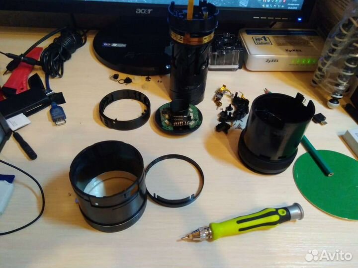 Объектив Canon EF-S 55-250mm f/4-5,6 IS II на запч