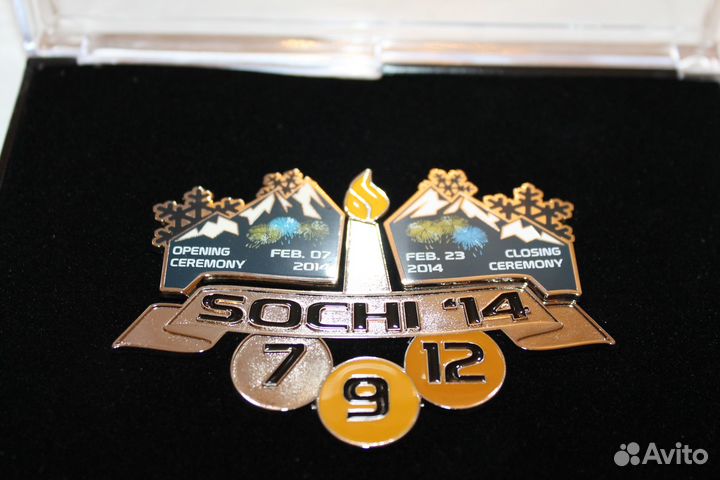 Олимпийские игры Сочи-2014 набор очень редких знак