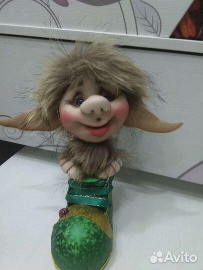 Кукла ручной работы из капрона